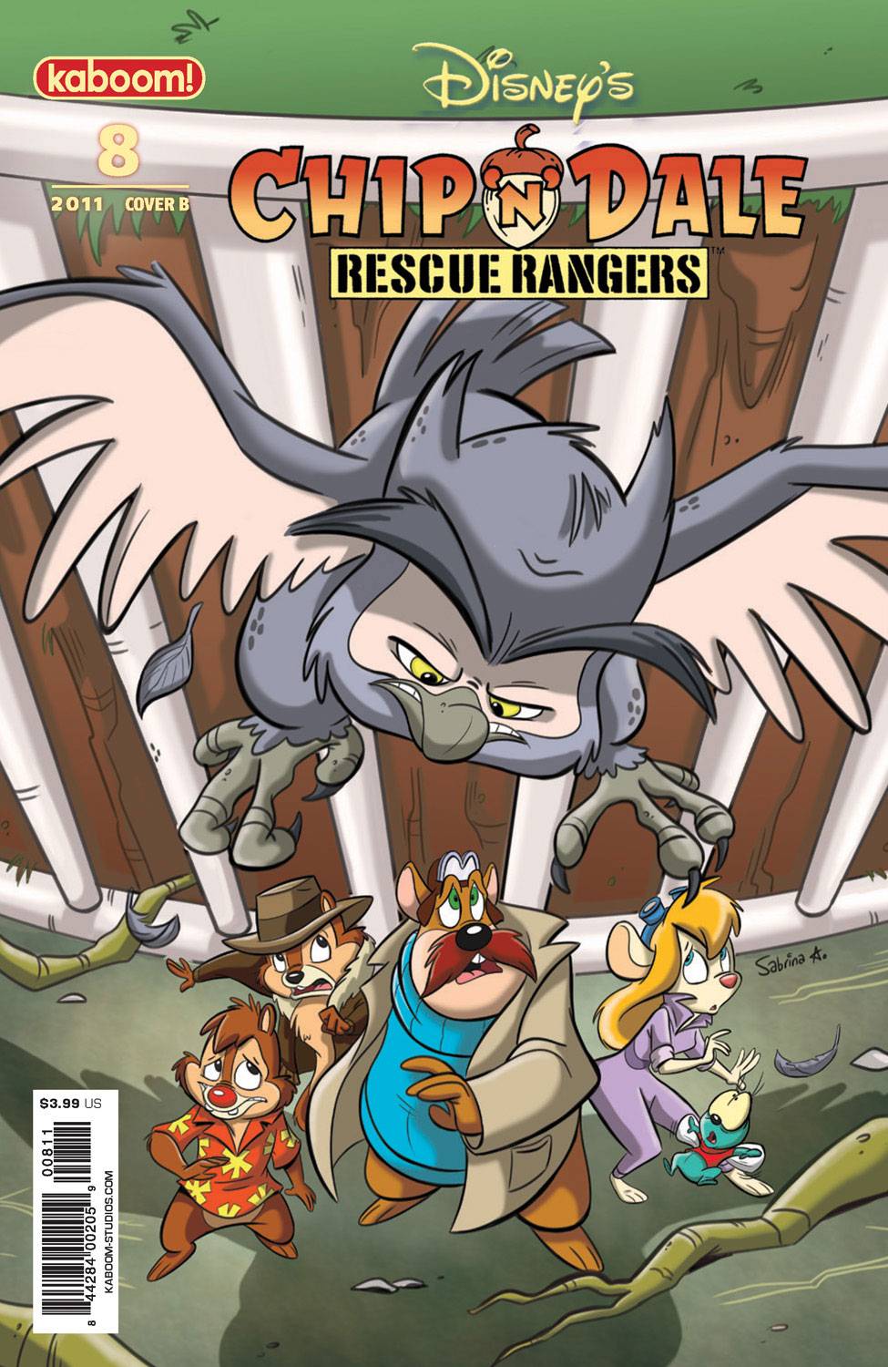 2011 Chip n Dale Rescue Rangers #3 Comic Book Cover A Disney Kaboom
